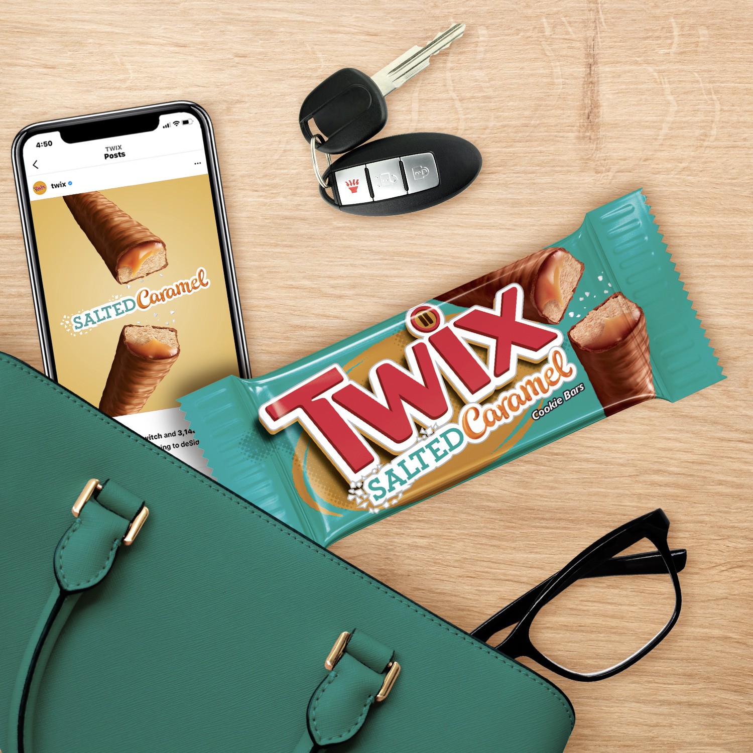 slide 8 of 8, TWIX Salted Caramel Chocolate Cookie Bars- 1.41 oz, 1.41 oz