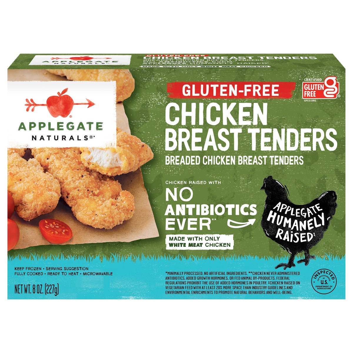 slide 1 of 11, Applegate Chicken Tenders, 8 oz