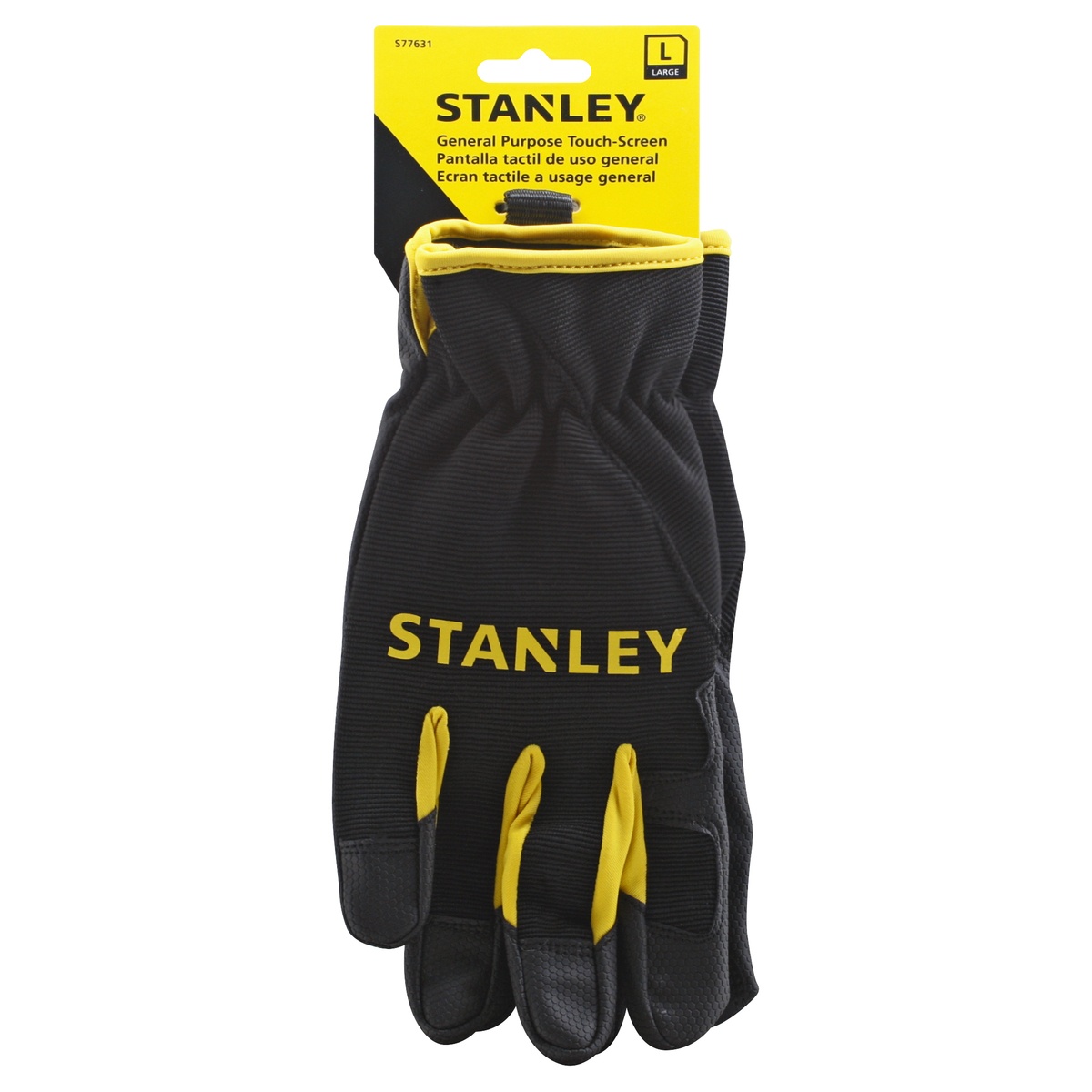 slide 1 of 1, STANLEY Gloves General Purpose Touch Screen Large - Each, 1 ct