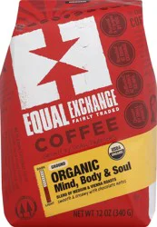 Equal Exchange Organic Mind Body Soul Ground Coffee- 12 oz