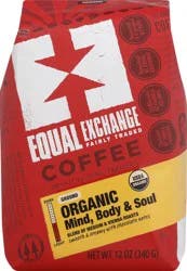 Equal Exchange Organic Mind Body Soul Ground Coffee- 12 oz