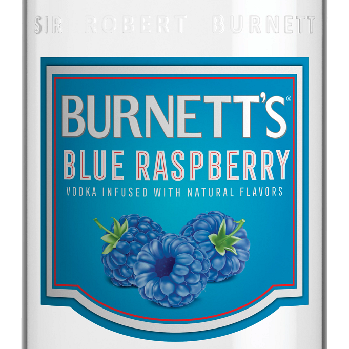 slide 2 of 2, Burnett's Vodka Flavors - Blue Raspb, 750 ml, 750 ml