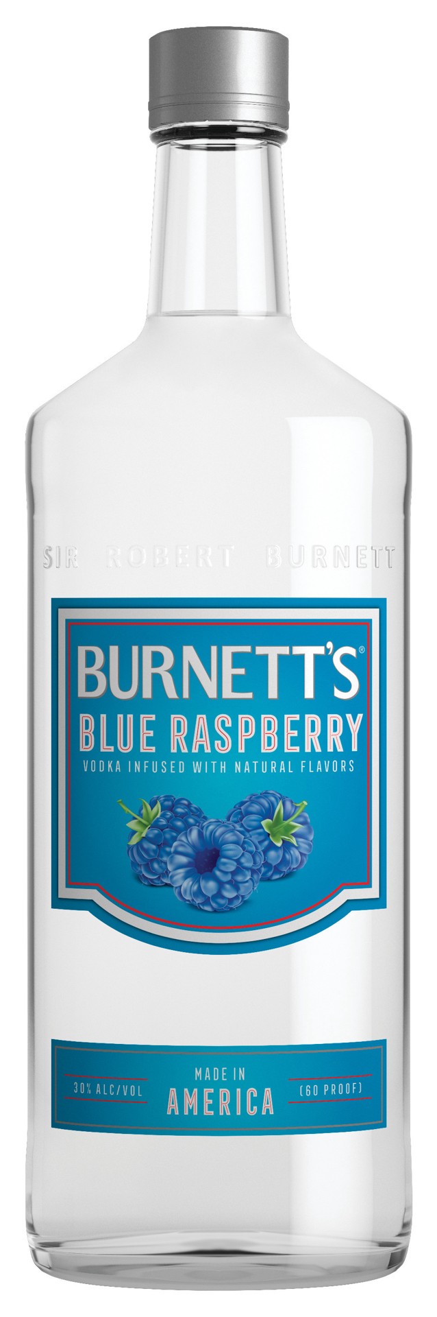 slide 1 of 2, Burnett's Vodka Flavors - Blue Raspb, 750 ml, 750 ml