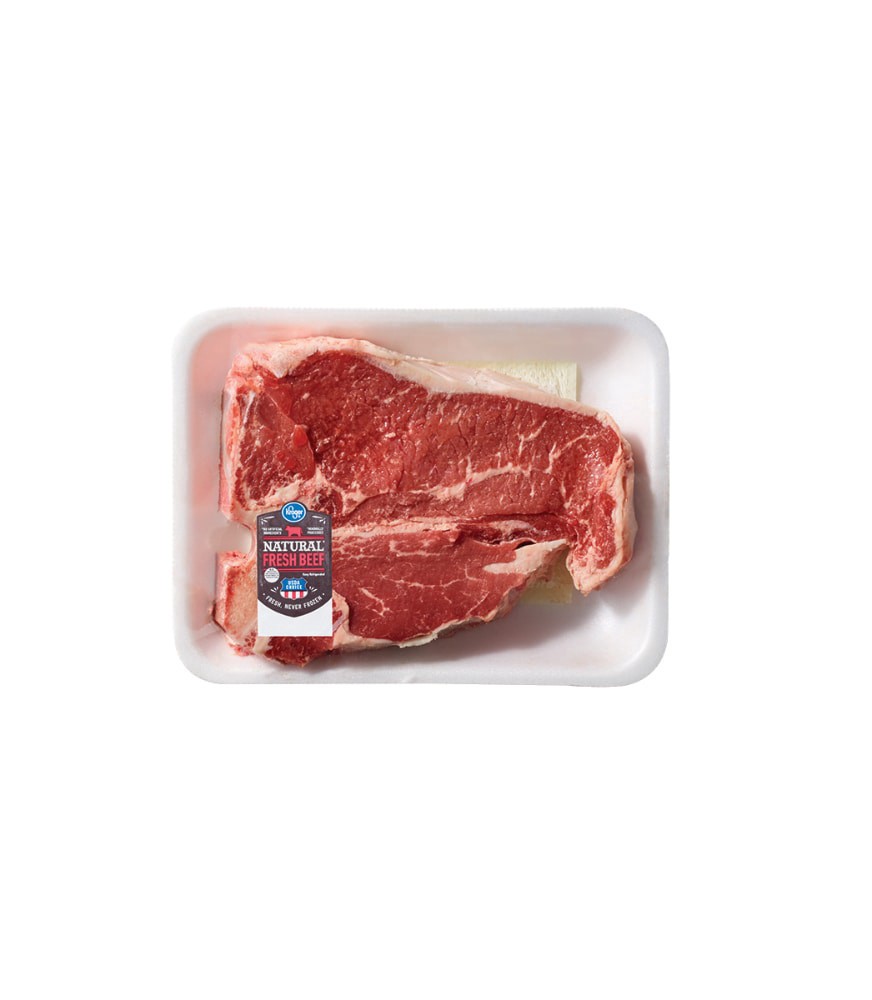 slide 1 of 2, Beef Choice T-Bone Steak (Single), per lb