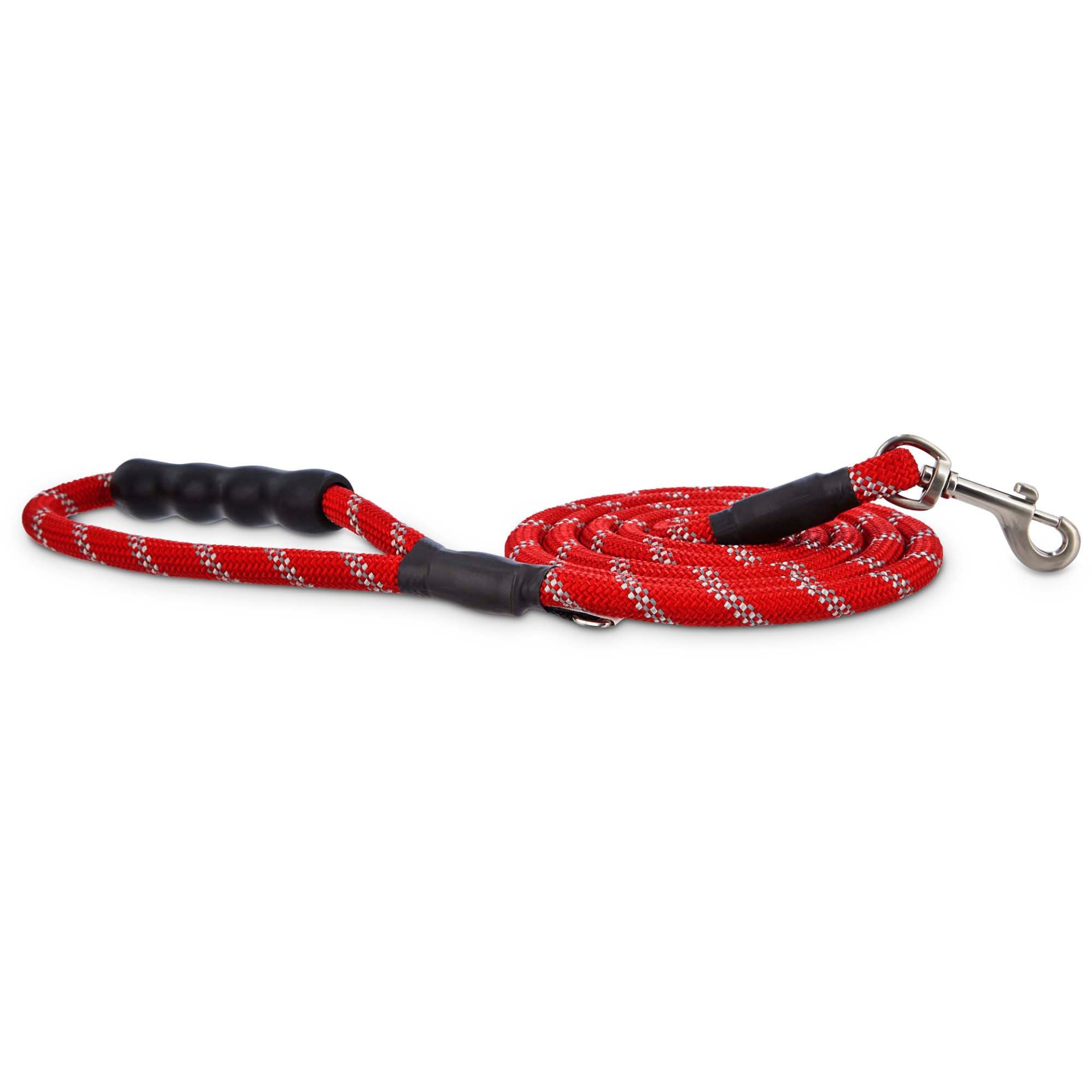 slide 1 of 1, Good2Go Reflective Braided Rope Leash in Red, 1 ct