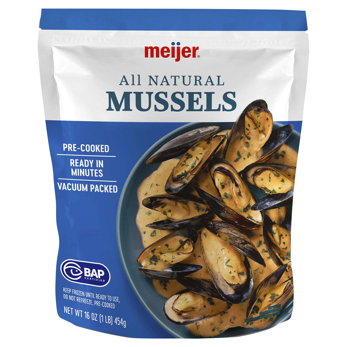 slide 1 of 5, Meijer Mussels All Natural, 1 lb