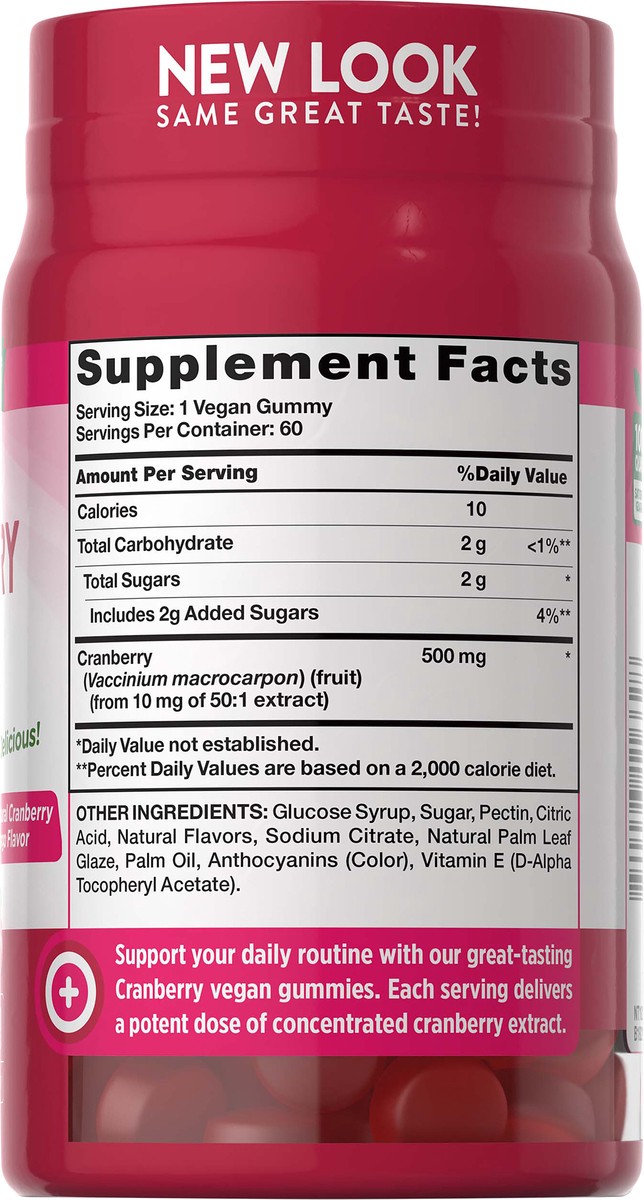 slide 2 of 5, Nature's Truth Cleansing Natural Cranberry Mango Flavor Cranberry 60 Gummies, 60 ct