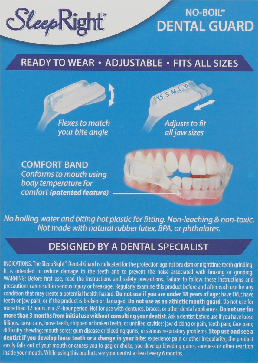 slide 8 of 9, SleepRight Select-Comfort Dental Guard 1 Each, 1 ct