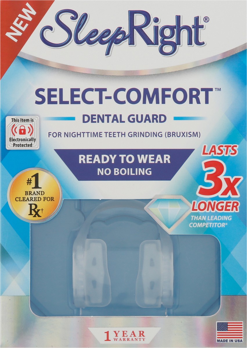slide 2 of 9, SleepRight Select-Comfort Dental Guard 1 Each, 1 ct