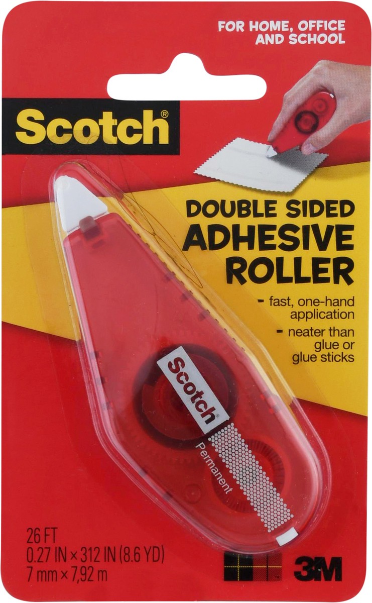 slide 1 of 9, Scotch Double Sided Adhesive Roller 1 ea, 1 ct