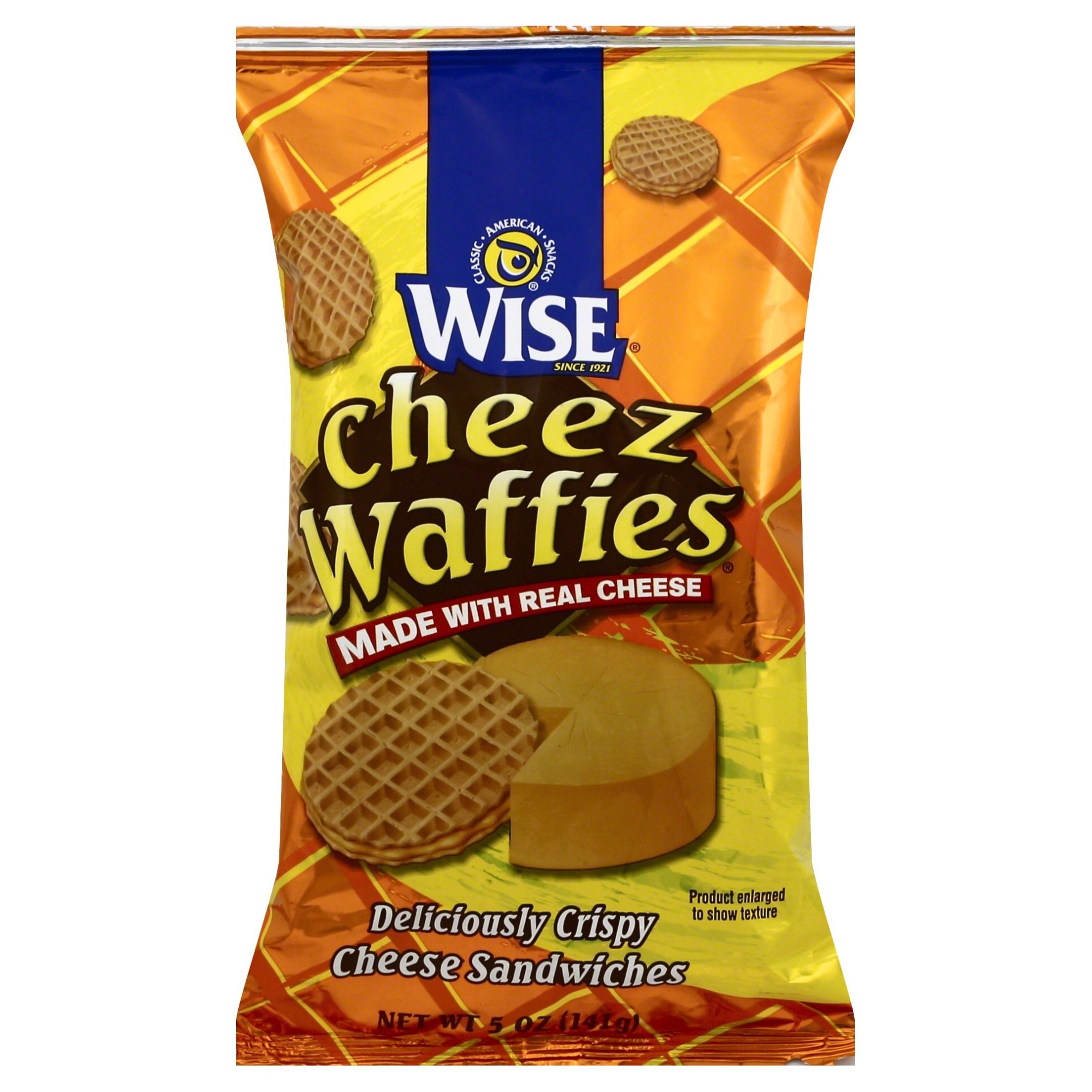 slide 1 of 1, Wise Cheez Waffies, 5 oz