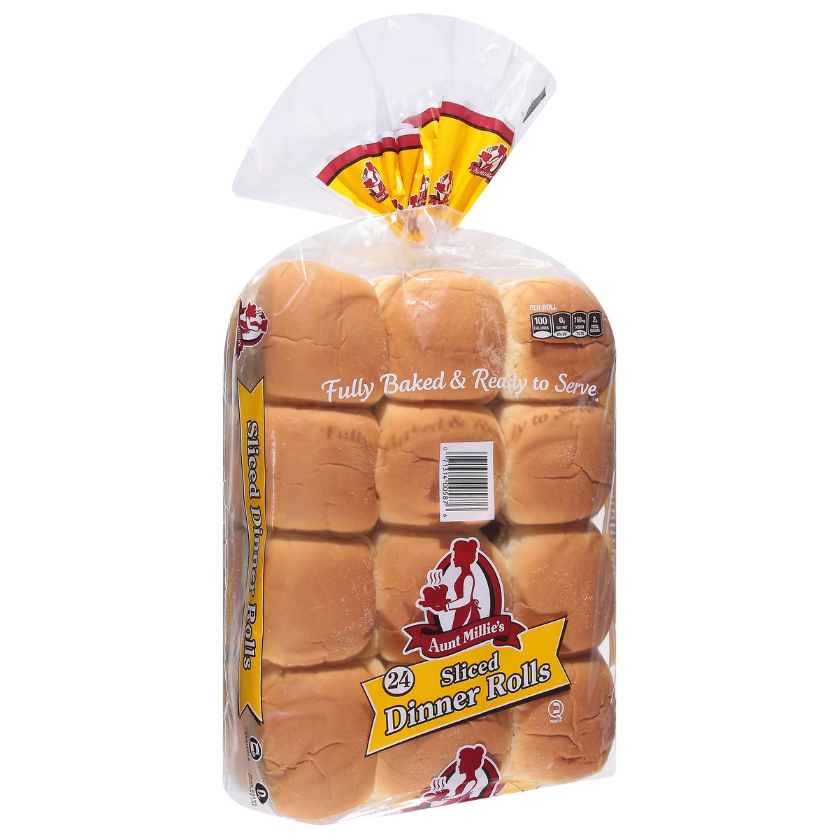 slide 2 of 9, Aunt Millie's Sliced Dinner Rolls 24 ea, 24 ct