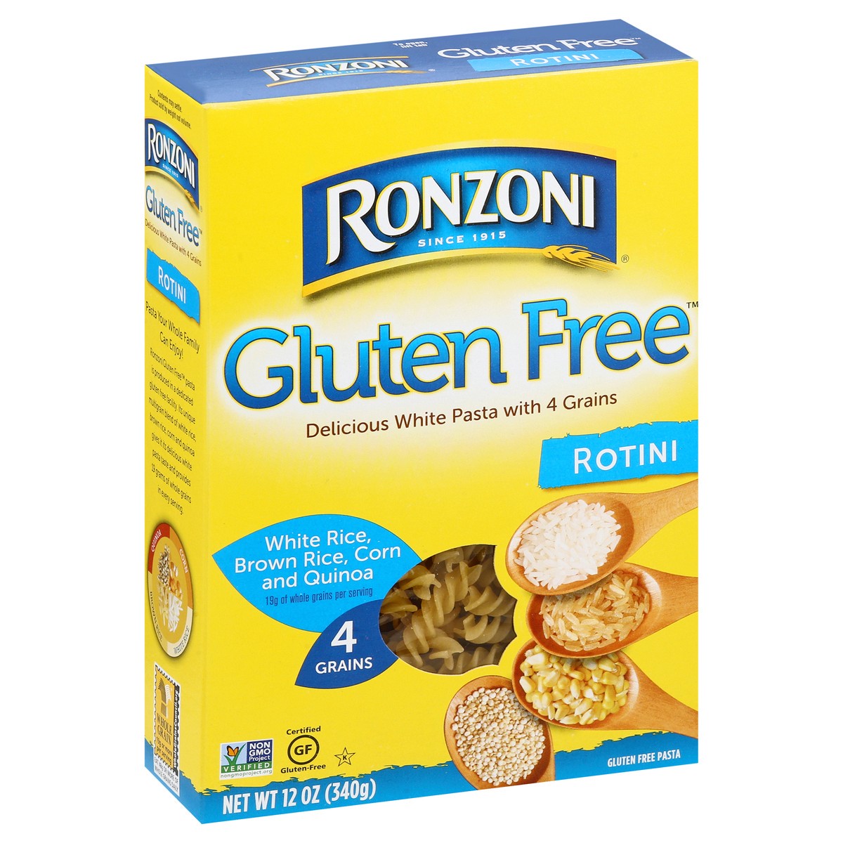 slide 3 of 8, Ronzoni Gluten Free Rotini Pasta, 12 oz