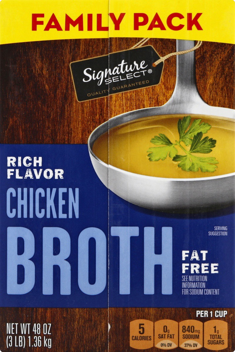 slide 6 of 7, Signature Select Broth 48 oz, 48 oz