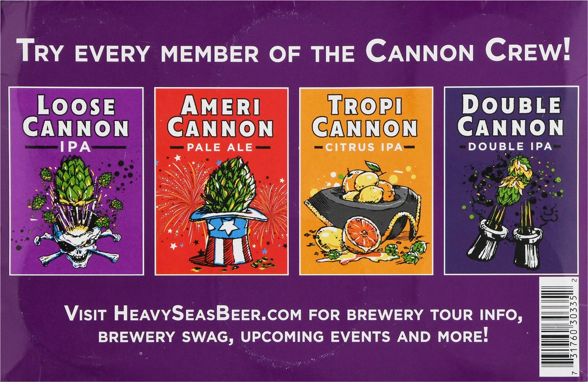 slide 5 of 12, Heavy Seas Beer IPA Loose Cannon Beer 6 Pack, 6 ct