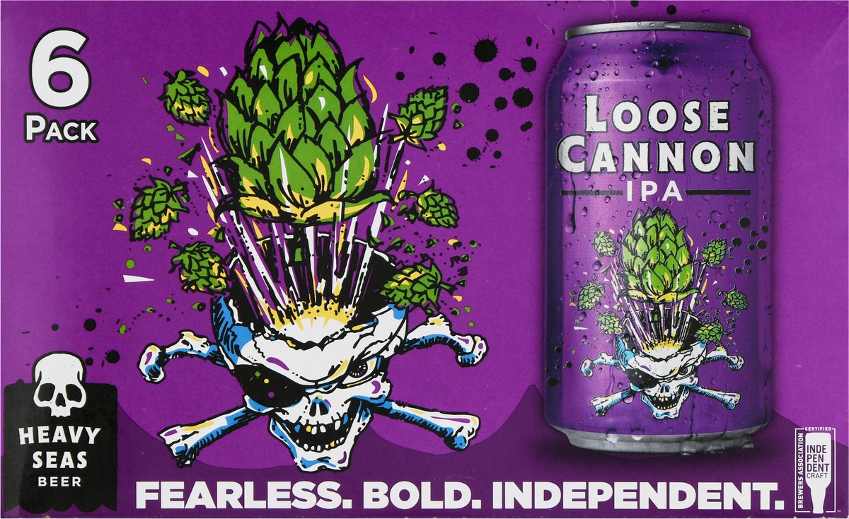 slide 7 of 12, Heavy Seas Beer IPA Loose Cannon Beer 6 Pack, 6 ct