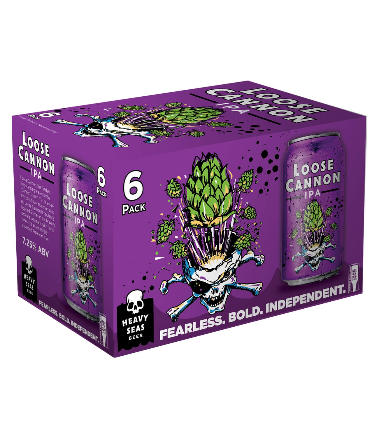 slide 1 of 1, Heavy Seas Beer Loose Cannon Can, 12 oz