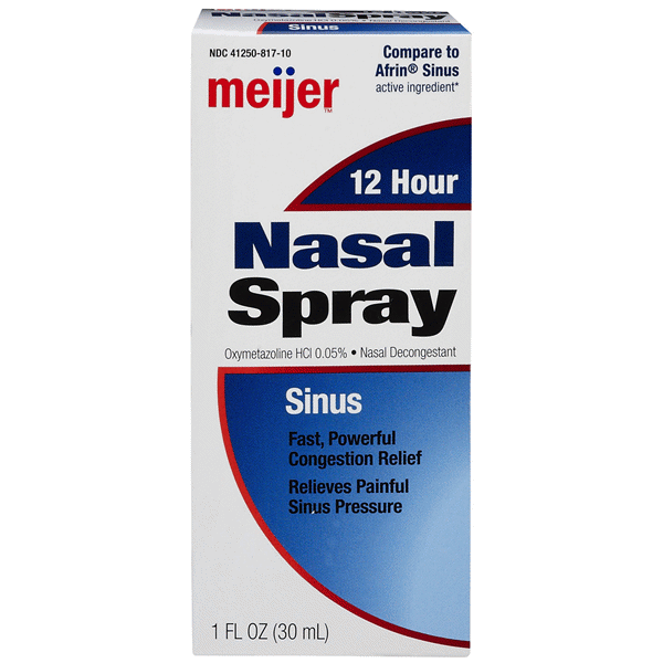 slide 1 of 1, Meijer Sinus Nasal Spray, 1 oz