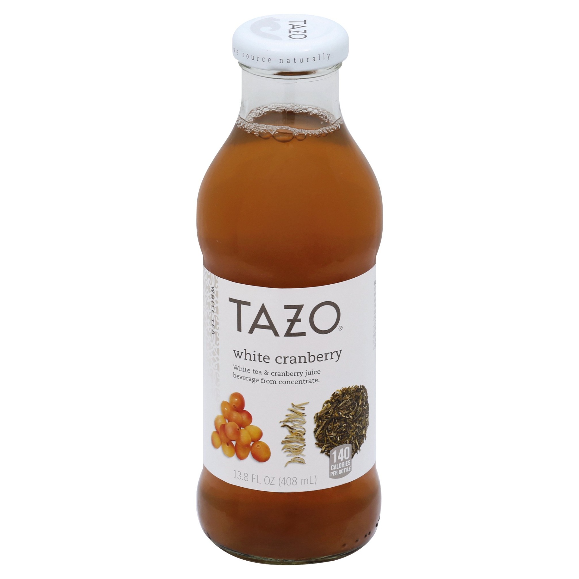 slide 1 of 4, Tazo White Cranberry Iced Tea, 13.8 oz