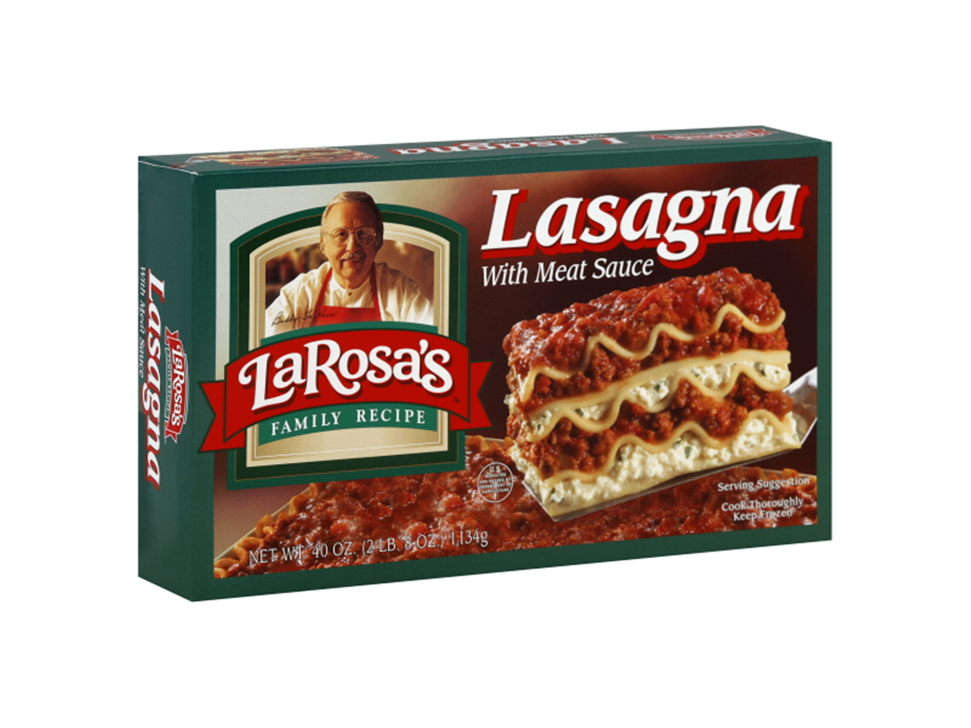 slide 1 of 1, La Rosa's LaRosa's Lasagna With Meat Sauce, 40 oz