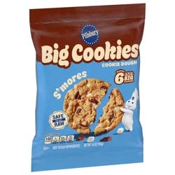 Pillsbury Big Cookies S'mores Cookie Dough 6 Count, 14 OZ