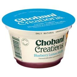 Chobani Creations Greek Blueberry Lemon Muffin Yogurt 5.3 oz