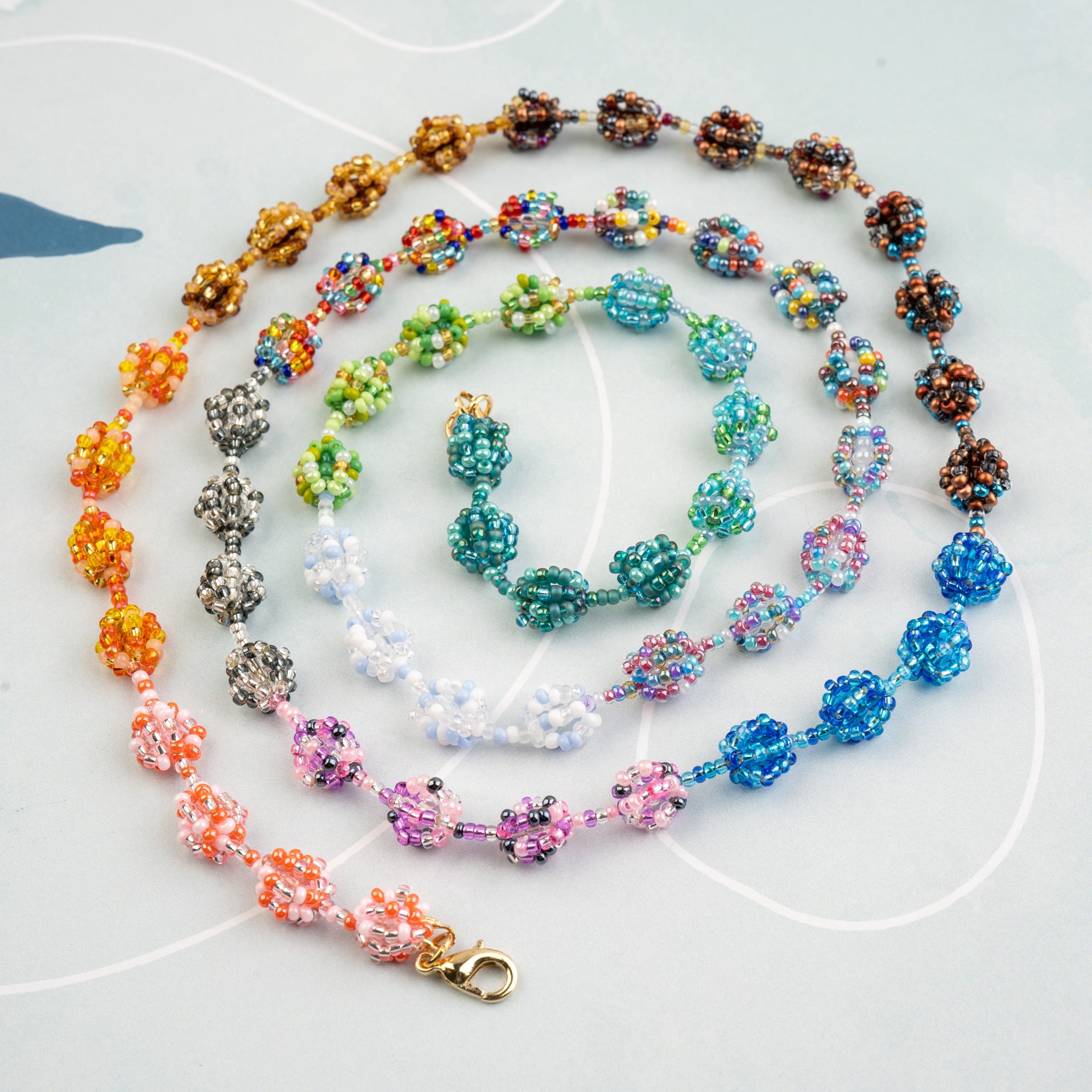 slide 2 of 3, John Bead 8/0 Czech Glass Seed Beads, 22g, 8/10