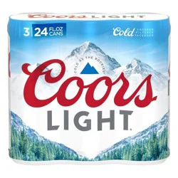 Coors Light Beer Cans