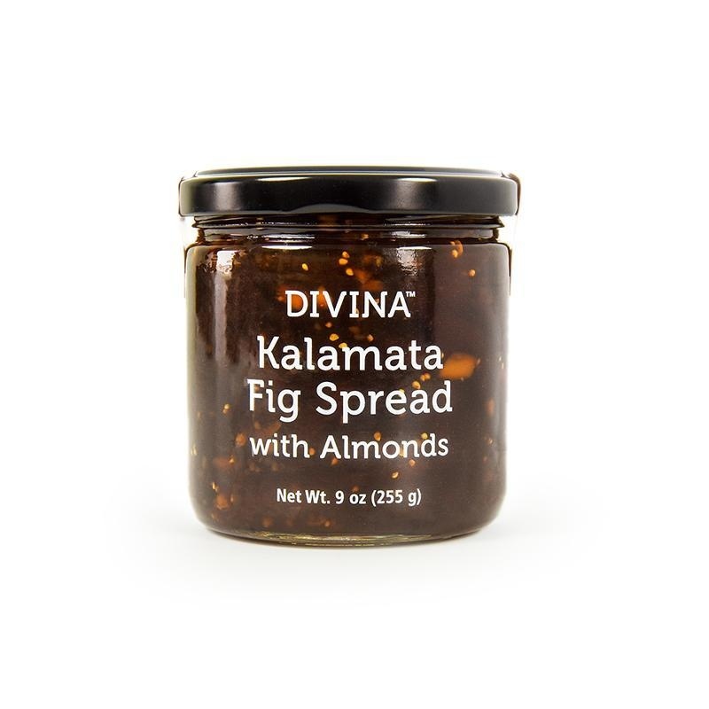 slide 1 of 1, Divina Kalamata Fig Spread With Almonds, 9 oz