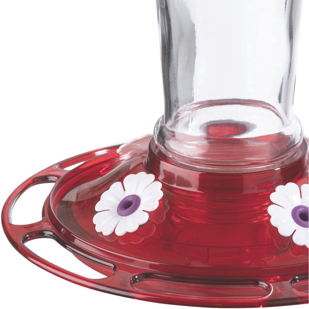 slide 3 of 6, More Birds Ruby 10 Oz. Glass Hummingbird Feeder 35-Rub, 1 ct