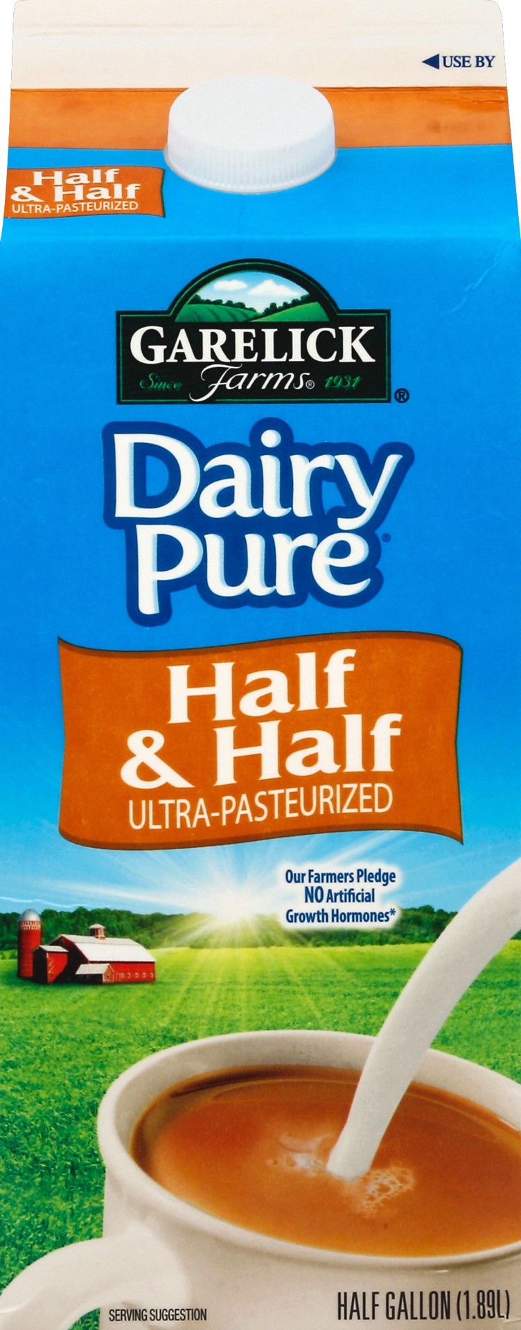slide 1 of 5, Dairy Pure Half & Half, Half Gallon, 1/2 gal