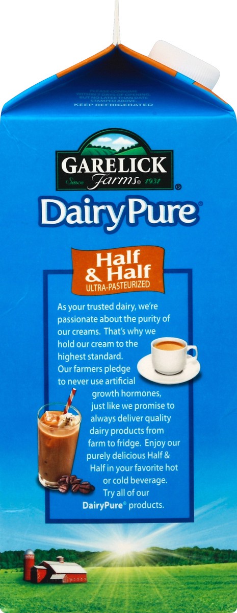 slide 3 of 5, Dairy Pure Half & Half, Half Gallon, 1/2 gal