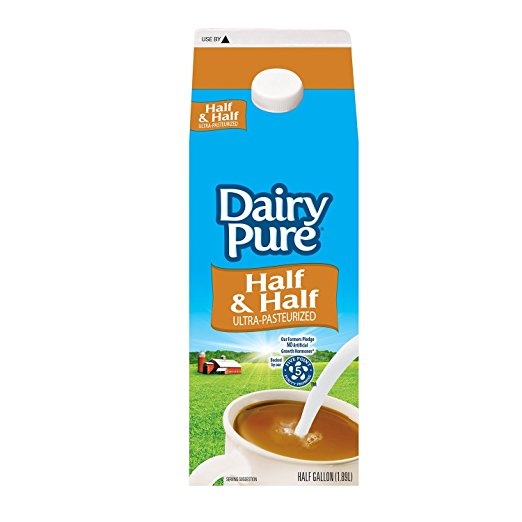 slide 1 of 1, Dairy Pure Half & Half Cream, 64 fl oz