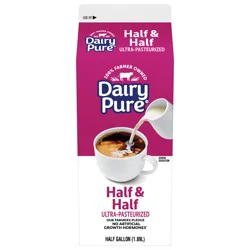 Dairy Pure Half & Half Paper Carton Half Gallon