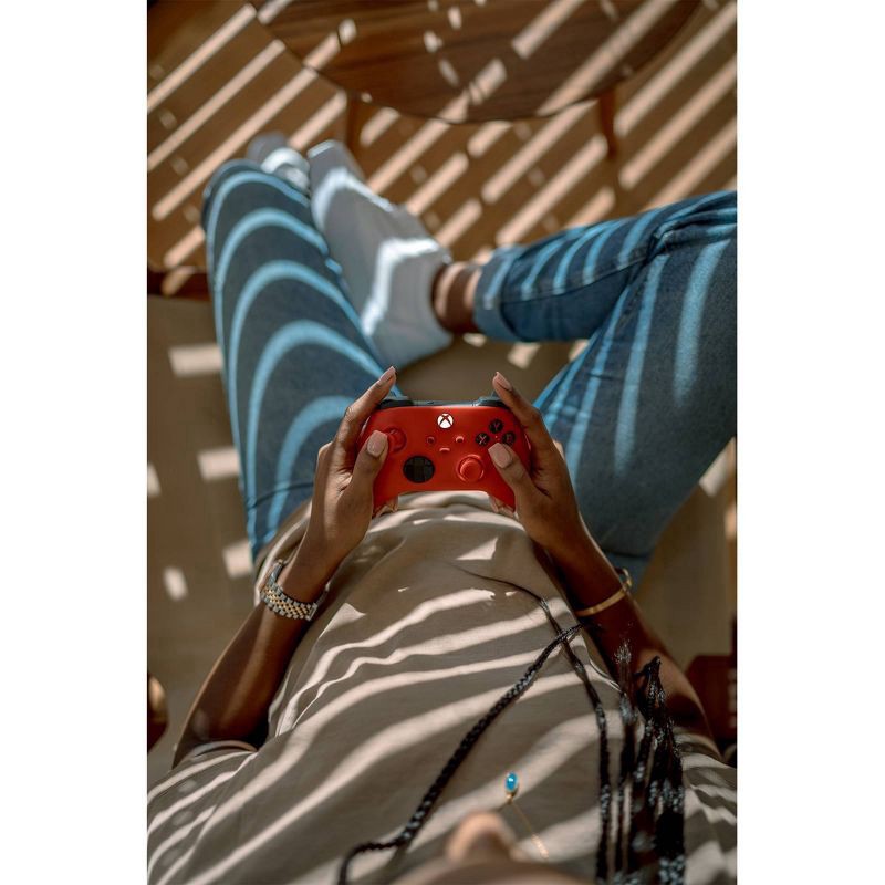 slide 5 of 9, Microsoft Xbox Series X|S Wireless Controller - Pulse Red, 1 ct