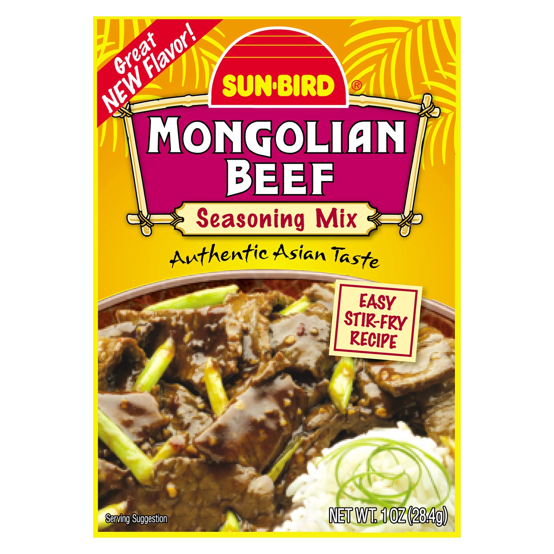 slide 1 of 1, Sun-Bird Sun Bird Mongolian Beef Seasoning, 1 oz