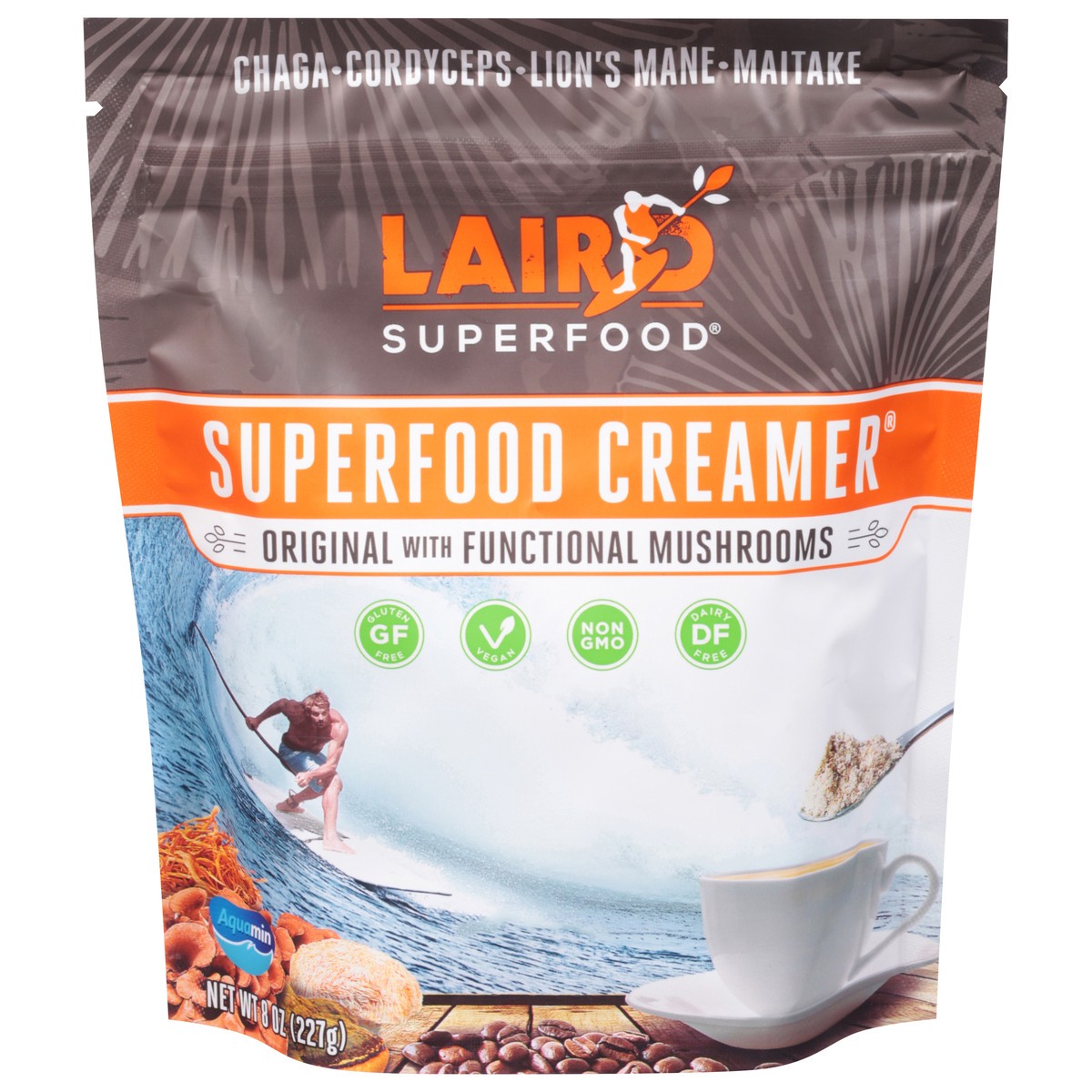 slide 1 of 6, Laird Superfood Original Creamer with Functional Mushrooms - 8 oz, 8 oz