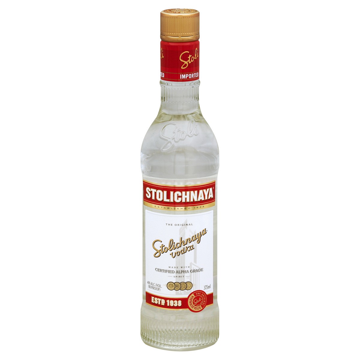 slide 3 of 3, Stoli Vodka 375 ml, 375 ml