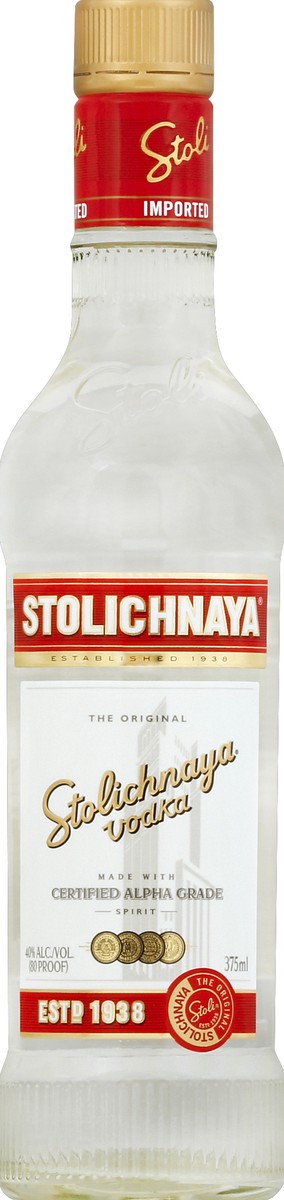 slide 1 of 3, Stoli Vodka 375 ml, 375 ml