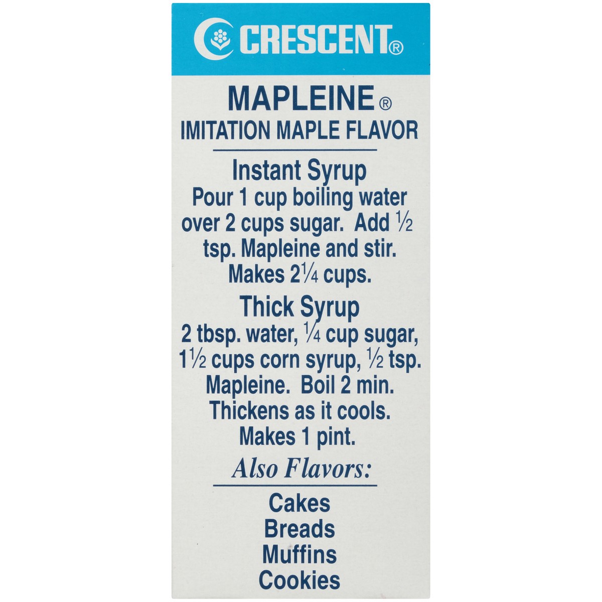 slide 9 of 13, Crescent Mapleine Imitation Maple Flavor, 2 fl oz, 2 oz