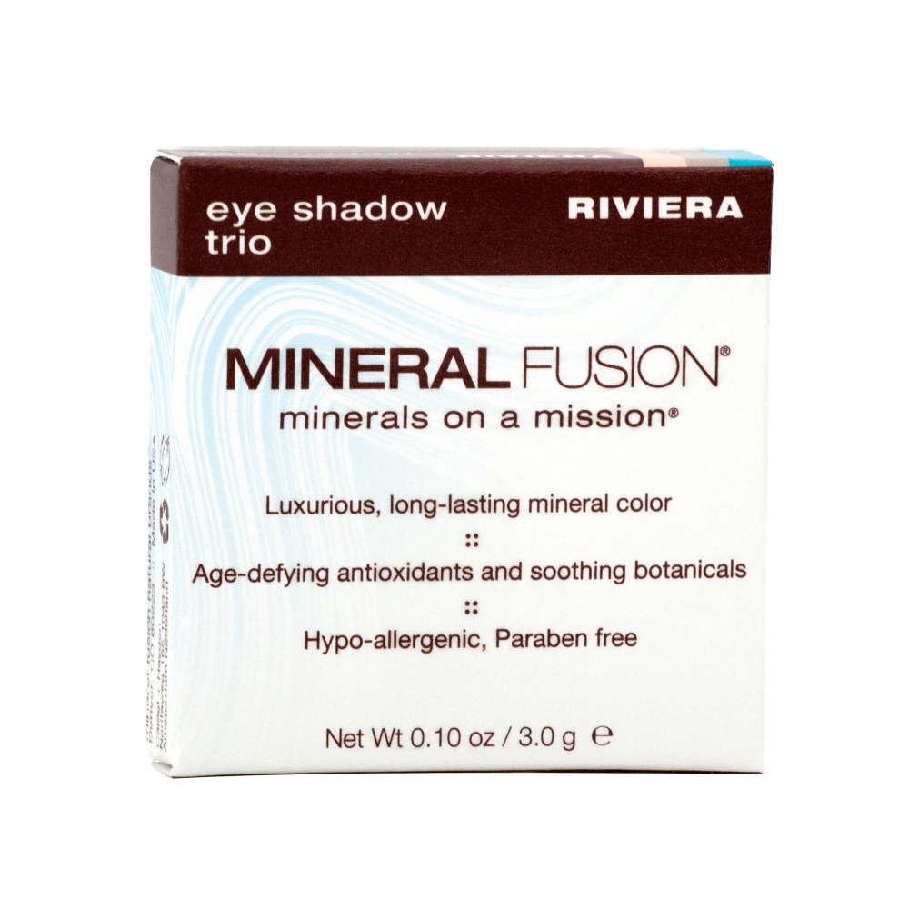 slide 1 of 1, Mineral Fusion Eye Shadow Trio Riviera, 0.1 oz