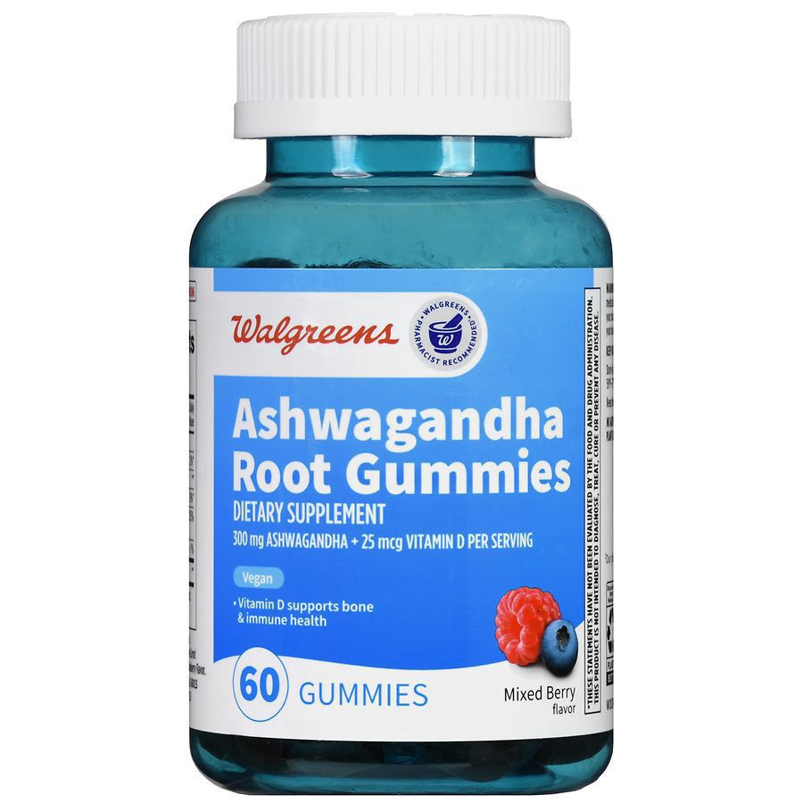 slide 4 of 5, Walgreens Ashwagandha Root Gummies, 60 ct