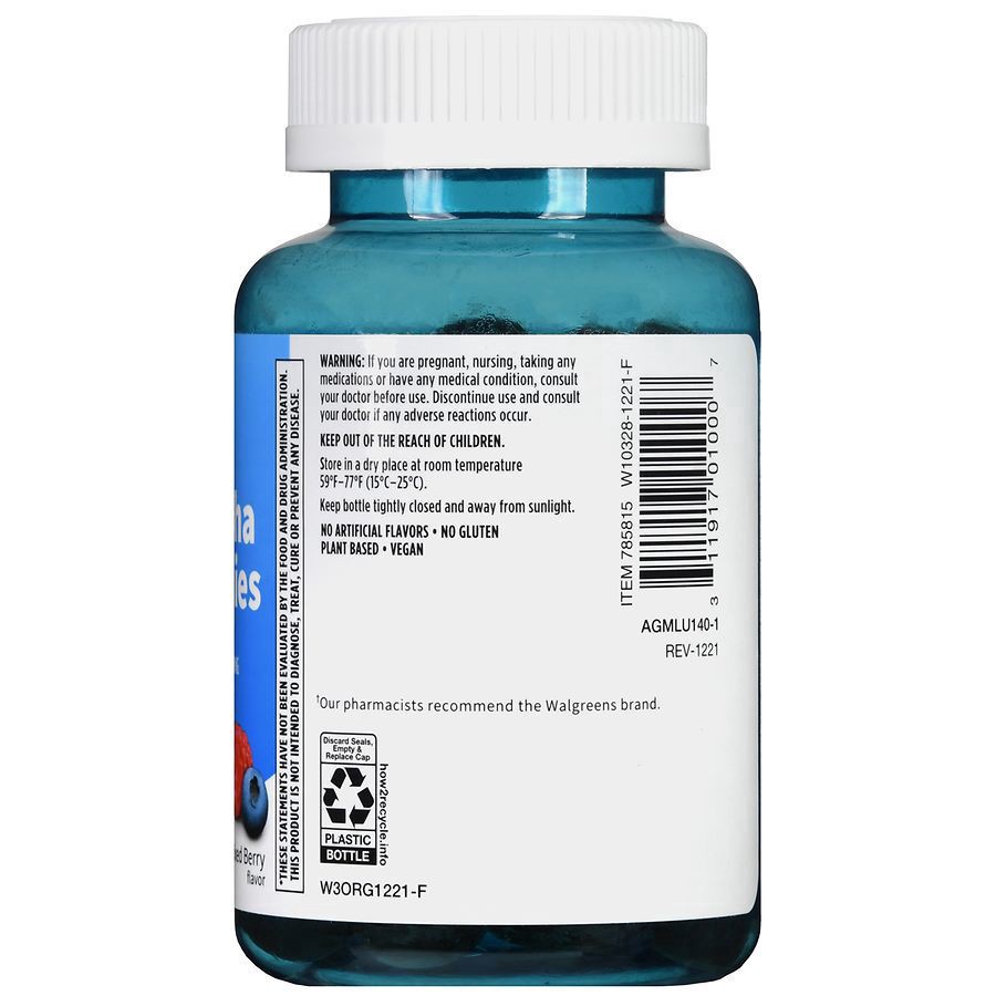 slide 3 of 5, Walgreens Ashwagandha Root Gummies, 60 ct