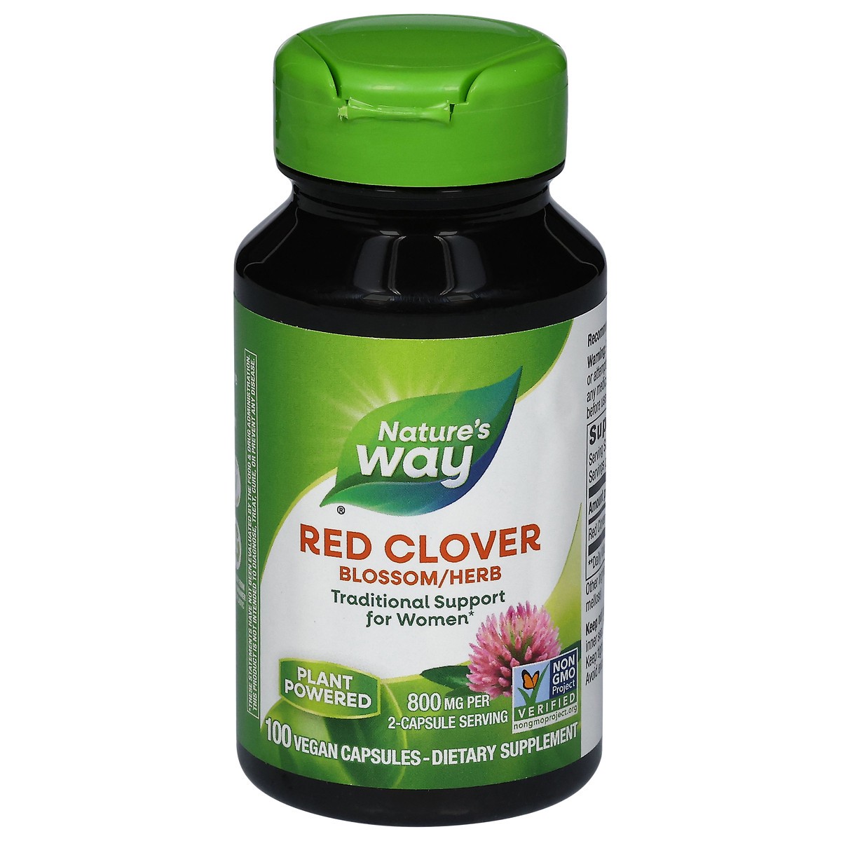 slide 1 of 1, Nature's Way 800 mg Red Clover 100 Vegan Capsules, 100 ct