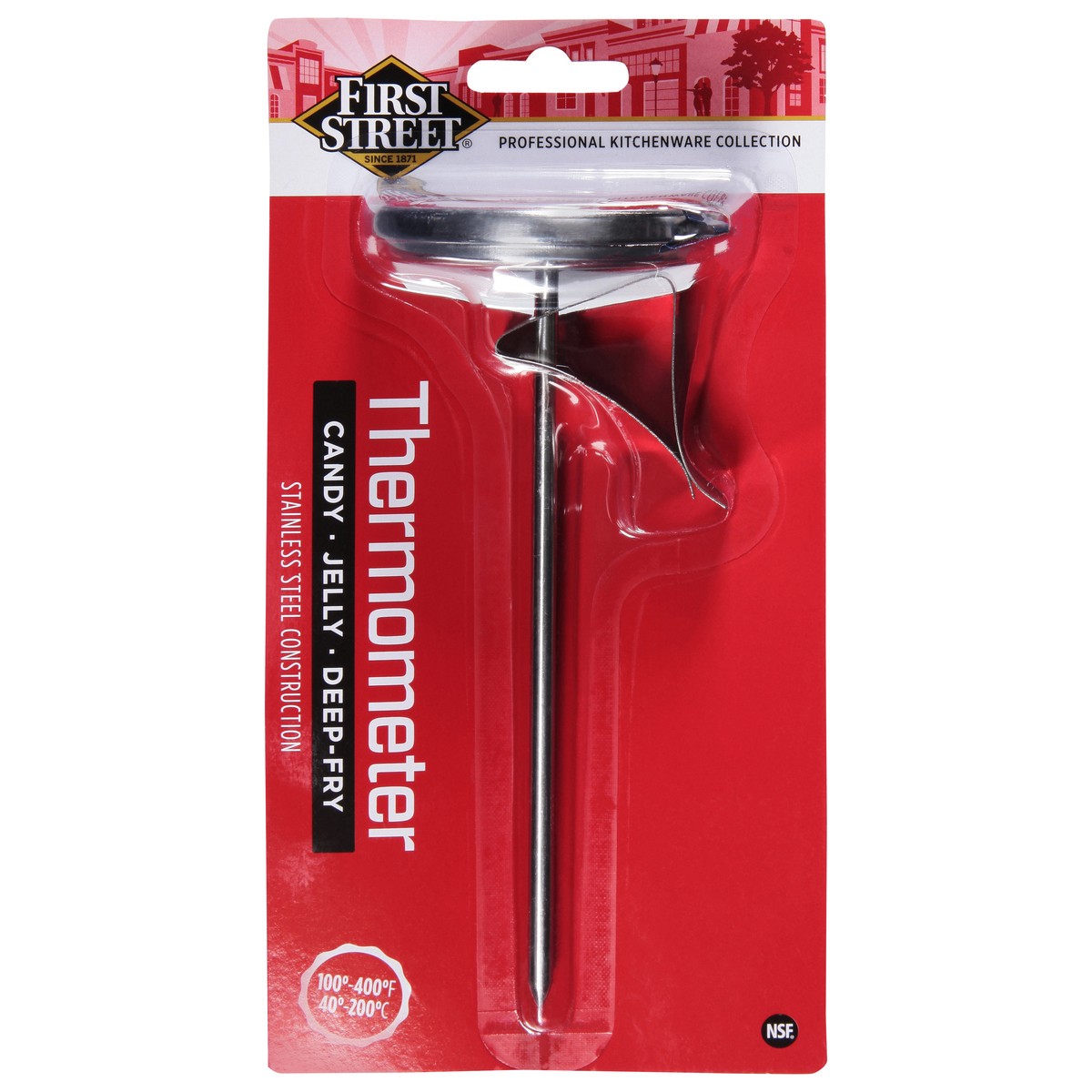 slide 1 of 12, First Street/Taylor Candy/Jelly Thermometer, 1 ct