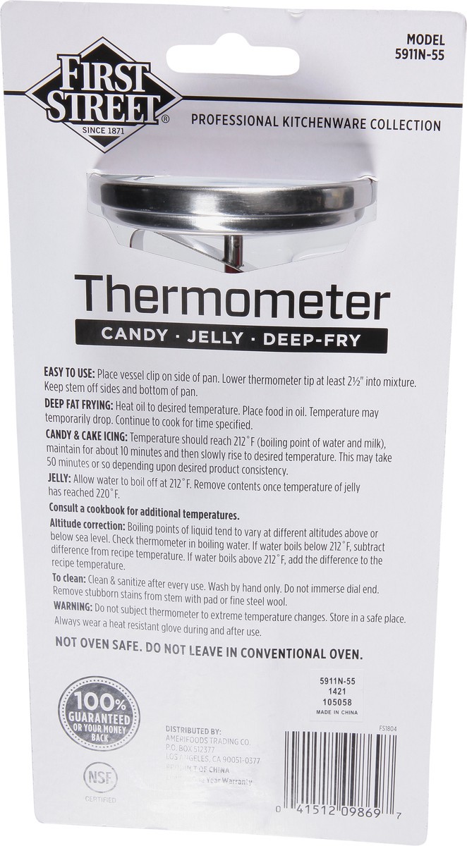 slide 12 of 12, First Street/Taylor Candy/Jelly Thermometer, 1 ct