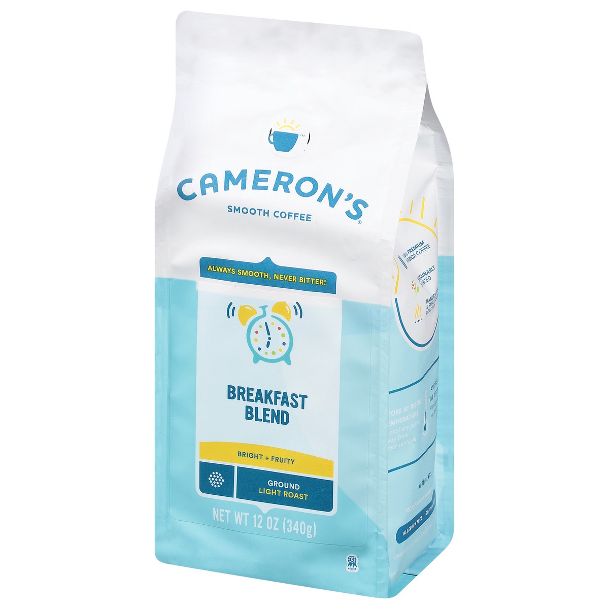 slide 5 of 8, Cameron's Coffee Roasted Ground Coffee Bag, Breakfast Blend, 12oz, 12 oz