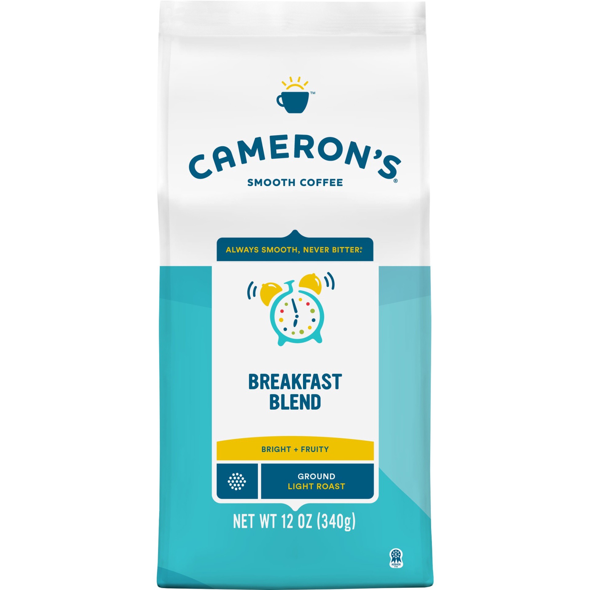 slide 1 of 8, Cameron's Coffee Roasted Ground Coffee Bag, Breakfast Blend, 12oz, 12 oz