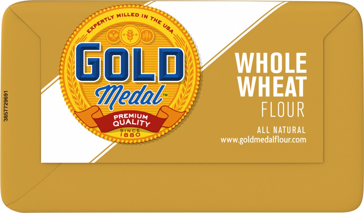 slide 11 of 14, Gold Medal Premium Quality All Natural Whole Wheat Flour For Baking, 5 lb., 5 lb