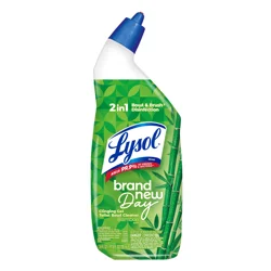 Lysol® Toilet Bowl Cleaner Gel, For Cleaning And Disinfecting, Stain Removal, Brand New Day, Bamboo, 24 Fl Oz